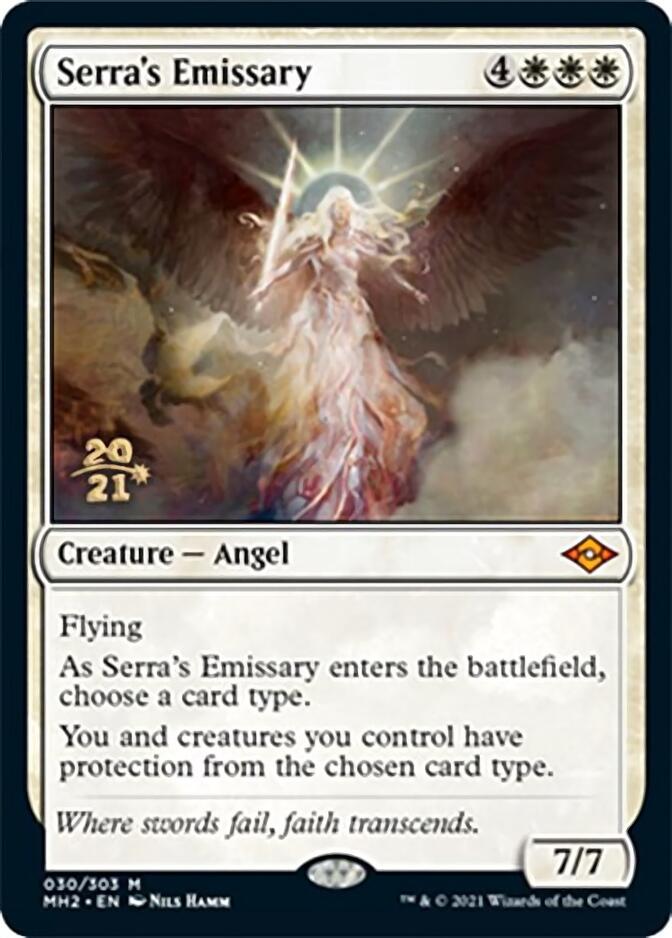 Serra's Emissary [Modern Horizons 2 Prerelease Promos] | Anubis Games and Hobby