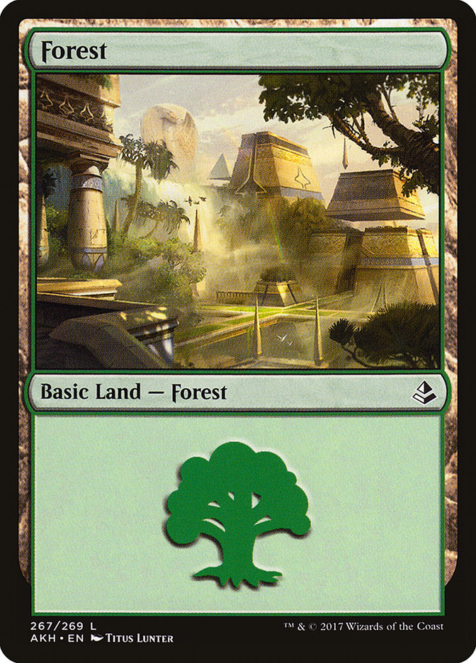 Forest (267) [Amonkhet] | Anubis Games and Hobby