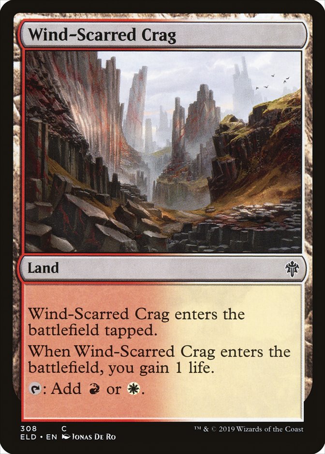 Wind-Scarred Crag [Throne of Eldraine] | Anubis Games and Hobby