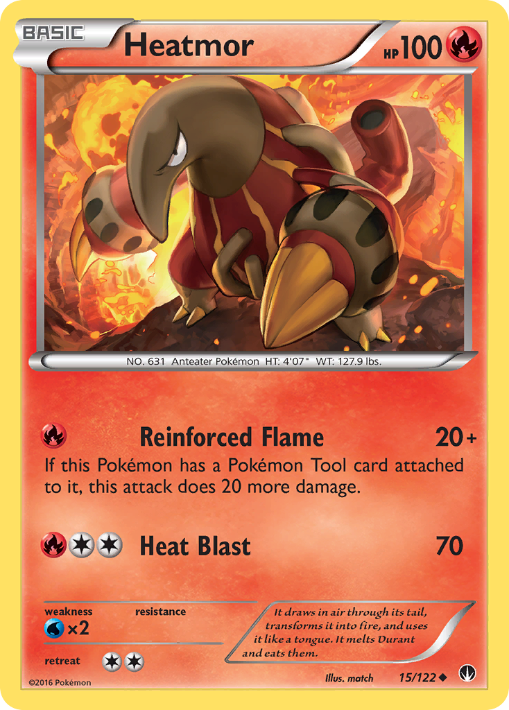 Heatmor (15/122) [XY: BREAKpoint] | Anubis Games and Hobby