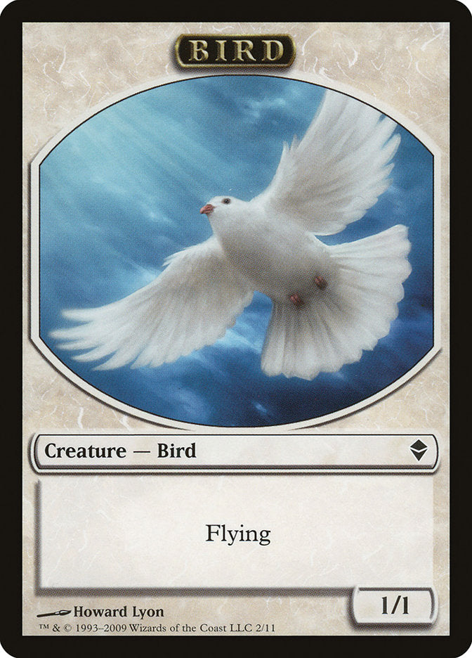 Bird Token [Zendikar Tokens] | Anubis Games and Hobby