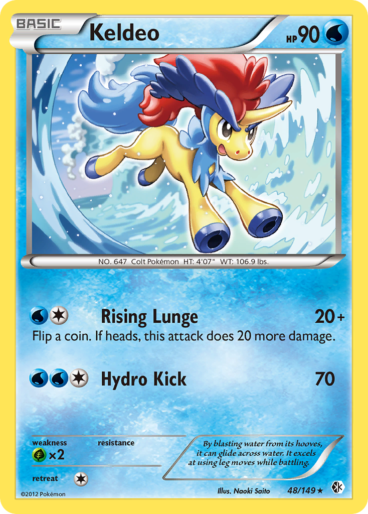 Keldeo (48/149) [Black & White: Boundaries Crossed] | Anubis Games and Hobby