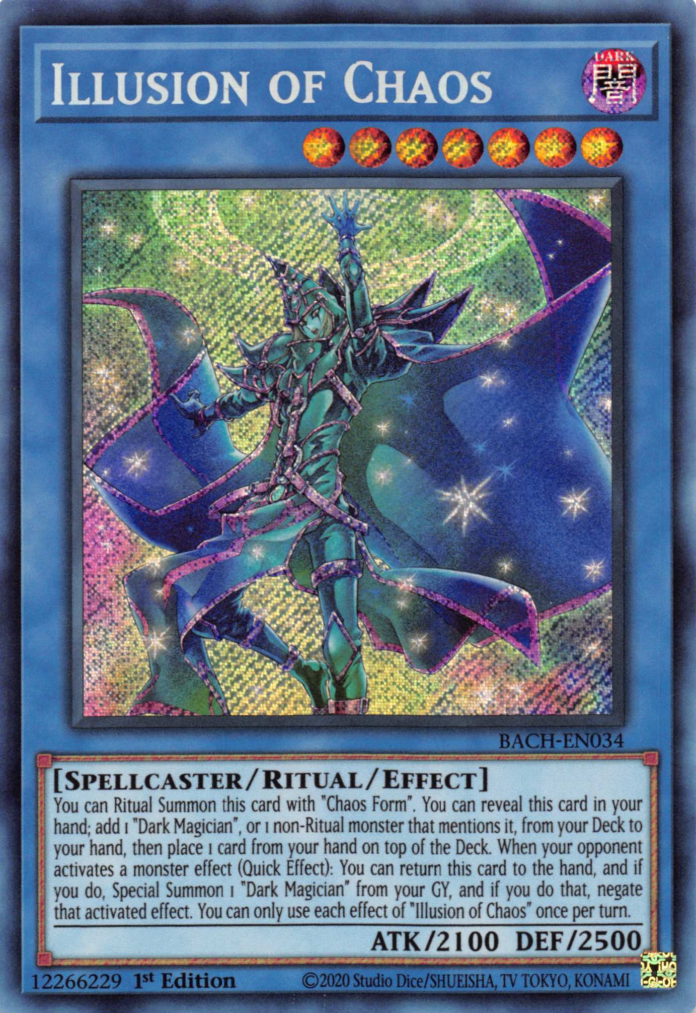 Illusion of Chaos [BACH-EN034] Starlight Rare | Anubis Games and Hobby