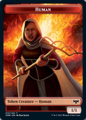 Insect // Human (010) Double-Sided Token [Innistrad: Crimson Vow Tokens] | Anubis Games and Hobby