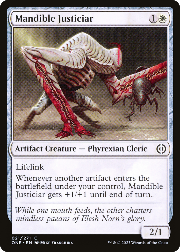 Mandible Justiciar [Phyrexia: All Will Be One] | Anubis Games and Hobby