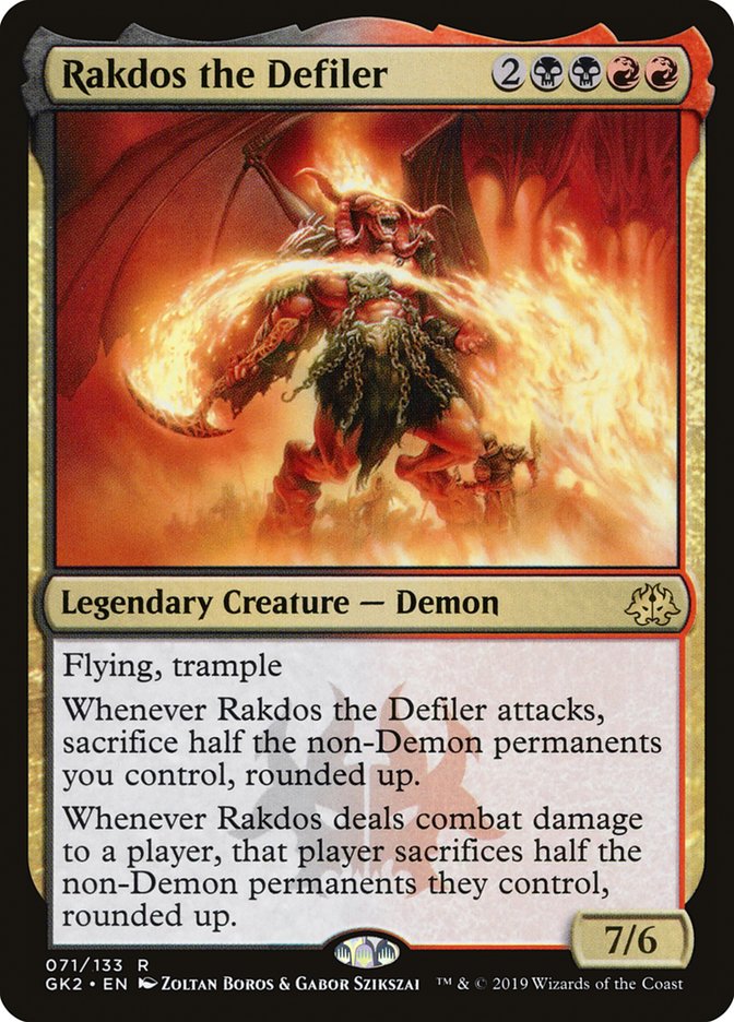 Rakdos the Defiler [Ravnica Allegiance Guild Kit] | Anubis Games and Hobby