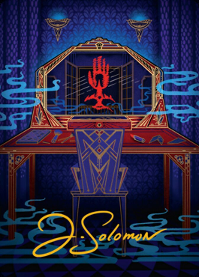 Obscura Charm Art Card (Gold-Stamped Signature) [Streets of New Capenna Art Series] | Anubis Games and Hobby