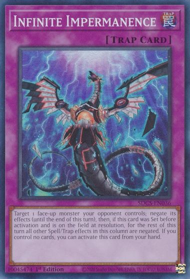 Infinite Impermanence [SDCS-EN036] Super Rare | Anubis Games and Hobby