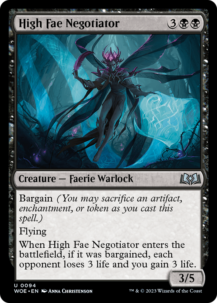 High Fae Negotiator [Wilds of Eldraine] | Anubis Games and Hobby