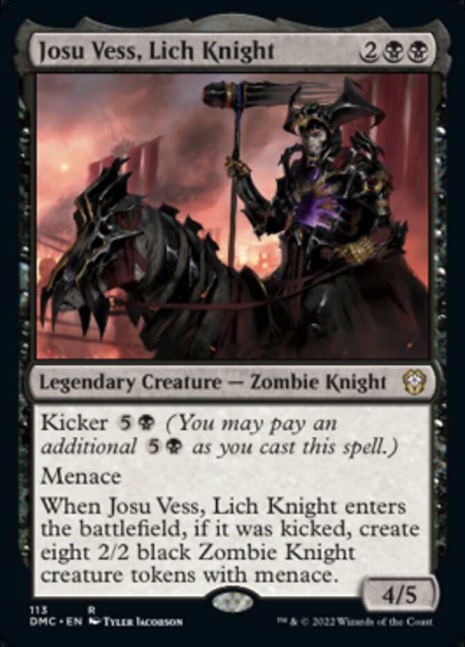 Josu Vess, Lich Knight [Dominaria United Commander] | Anubis Games and Hobby