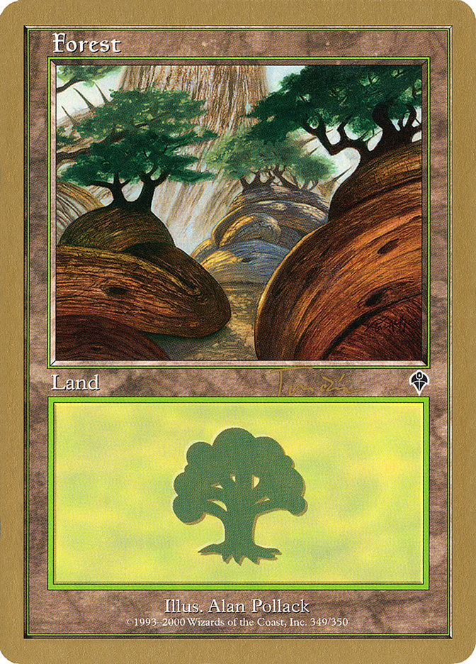 Forest (jt349a) (Jan Tomcani) [World Championship Decks 2001] | Anubis Games and Hobby