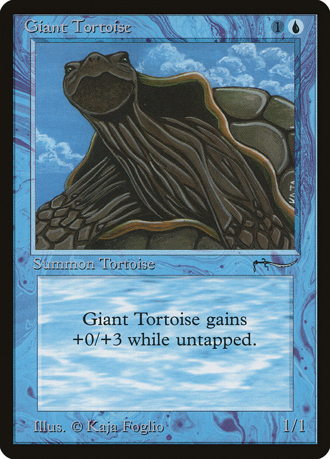 Giant Tortoise (Dark Mana Cost) [Arabian Nights] | Anubis Games and Hobby