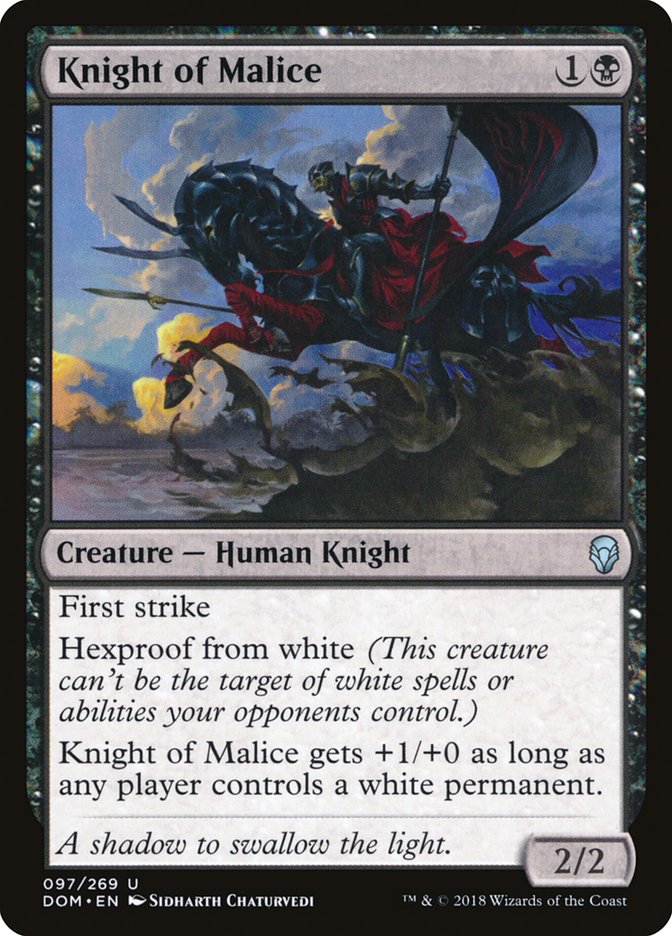 Knight of Malice [Dominaria] | Anubis Games and Hobby