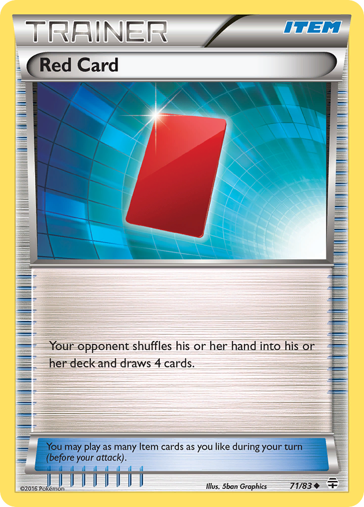 Red Card (71/83) [XY: Generations] | Anubis Games and Hobby