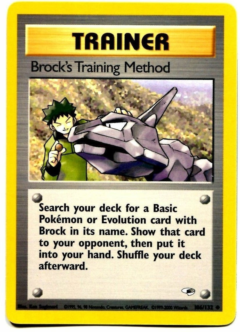 Brock's Training Method (106/132) [Gym Heroes Unlimited] | Anubis Games and Hobby