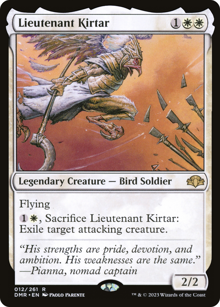 Lieutenant Kirtar [Dominaria Remastered] | Anubis Games and Hobby