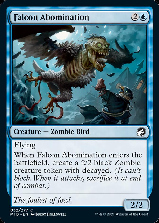 Falcon Abomination [Innistrad: Midnight Hunt] | Anubis Games and Hobby