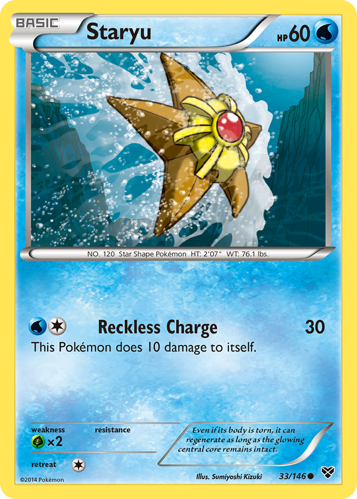 Staryu (33/146) [XY: Base Set] | Anubis Games and Hobby