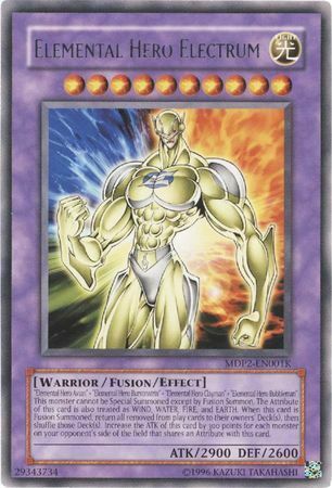 Elemental Hero Electrum (Redemption Replacement) [MDP2-EN001K] Rare | Anubis Games and Hobby