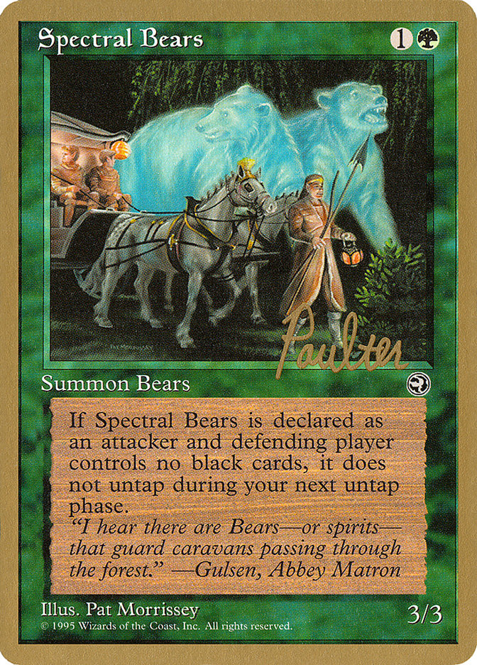 Spectral Bears (Preston Poulter) [Pro Tour Collector Set] | Anubis Games and Hobby