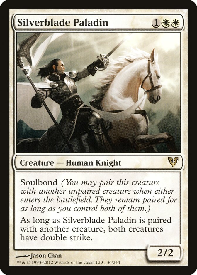 Silverblade Paladin [Avacyn Restored] | Anubis Games and Hobby