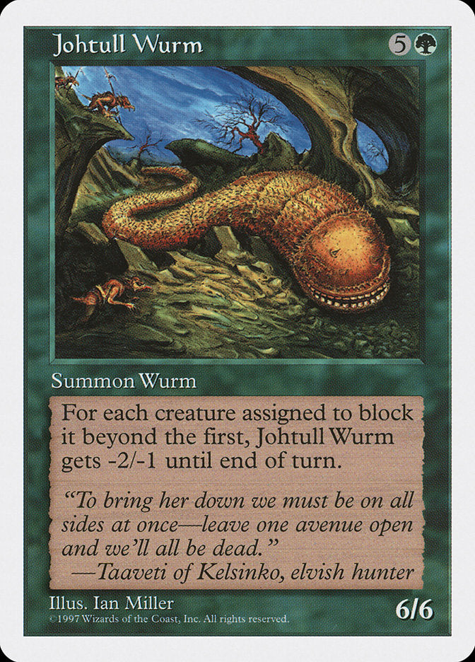 Johtull Wurm [Fifth Edition] | Anubis Games and Hobby