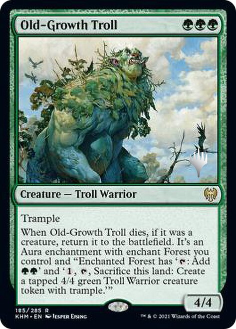 Old-Growth Troll (Promo Pack) [Kaldheim Promos] | Anubis Games and Hobby