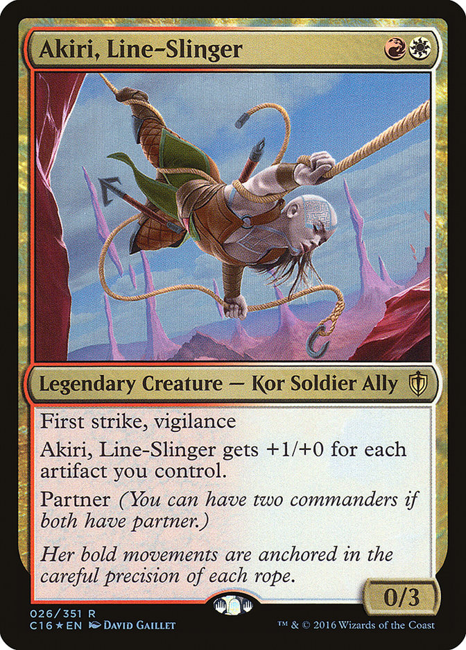Akiri, Line-Slinger [Commander 2016] | Anubis Games and Hobby