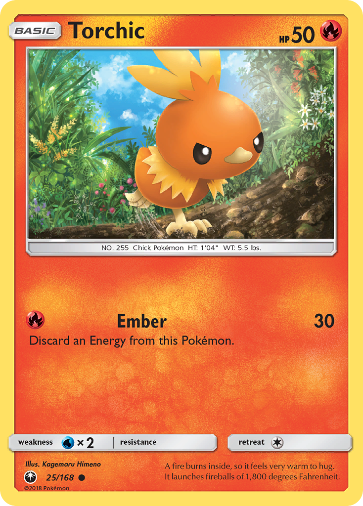 Torchic (25/168) [Sun & Moon: Celestial Storm] | Anubis Games and Hobby