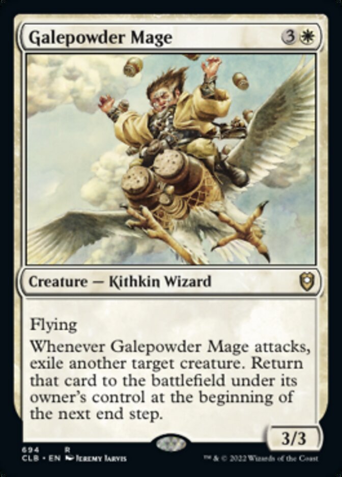 Galepowder Mage [Commander Legends: Battle for Baldur's Gate] | Anubis Games and Hobby
