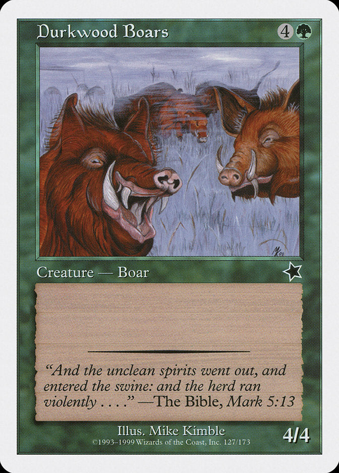 Durkwood Boars [Starter 1999] | Anubis Games and Hobby