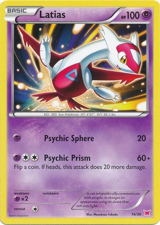 Latias (14/30) [XY: Trainer Kit 2 - Latias] | Anubis Games and Hobby