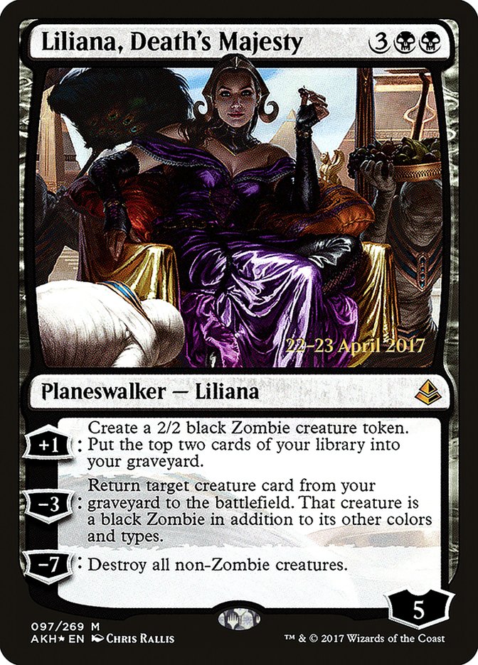 Liliana, Death's Majesty [Amonkhet Prerelease Promos] | Anubis Games and Hobby