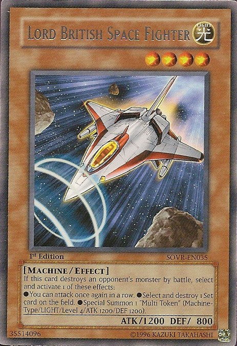 Lord British Space Fighter [SOVR-EN035] Rare | Anubis Games and Hobby