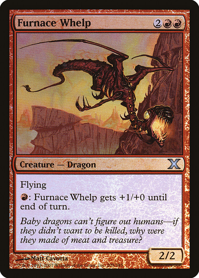 Furnace Whelp (Premium Foil) [Tenth Edition] | Anubis Games and Hobby