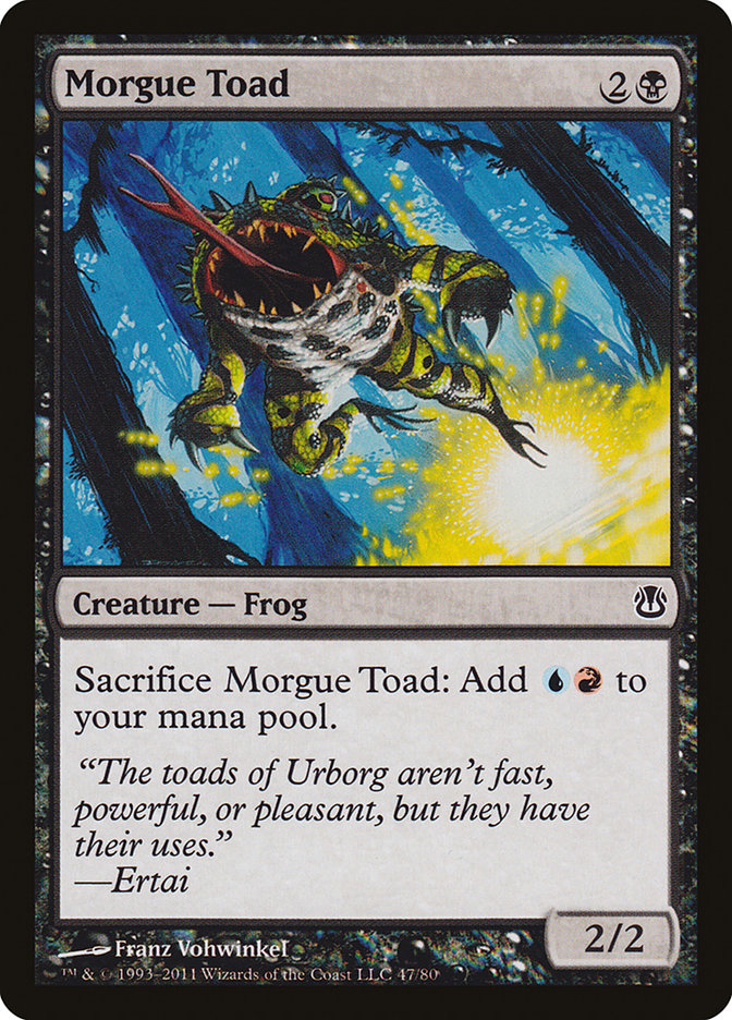 Morgue Toad [Duel Decks: Ajani vs. Nicol Bolas] | Anubis Games and Hobby