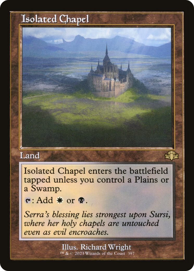 Isolated Chapel (Retro) [Dominaria Remastered] | Anubis Games and Hobby