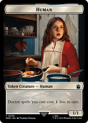 Human (0005) // Alien Insect Double-Sided Token [Doctor Who Tokens] | Anubis Games and Hobby