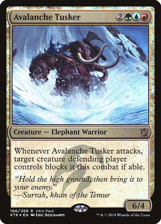 Avalanche Tusker (Intro Pack) [Khans of Tarkir Promos] | Anubis Games and Hobby