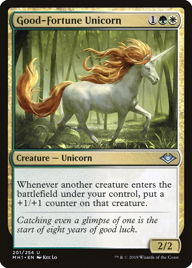 Good-Fortune Unicorn [Modern Horizons] | Anubis Games and Hobby