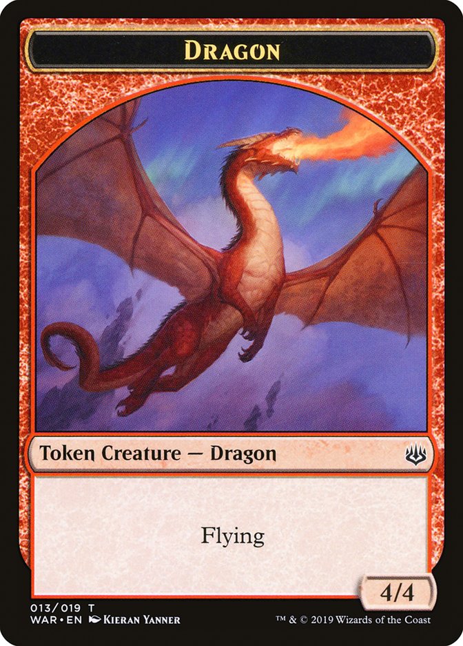 Dragon Token [War of the Spark Tokens] | Anubis Games and Hobby