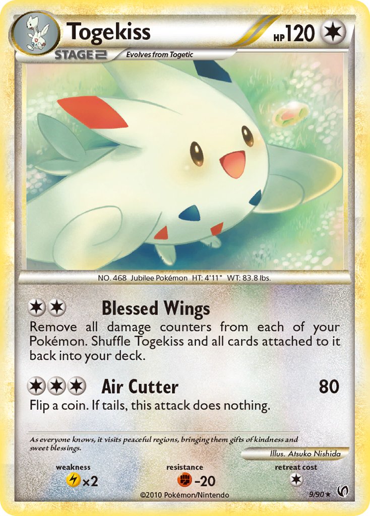 Togekiss (9/90) (Theme Deck Exclusive) [HeartGold & SoulSilver: Undaunted] | Anubis Games and Hobby