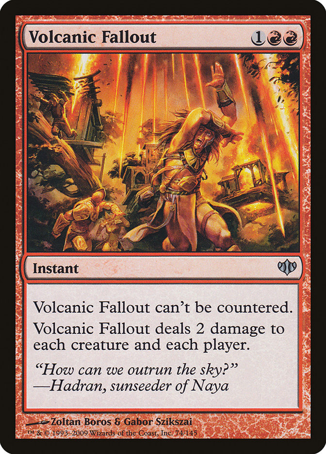 Volcanic Fallout [Conflux] | Anubis Games and Hobby