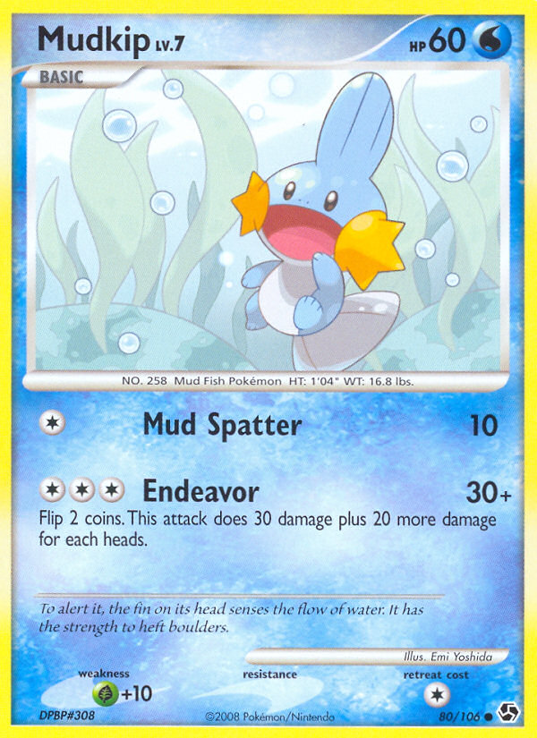 Mudkip (80/106) [Diamond & Pearl: Great Encounters] | Anubis Games and Hobby