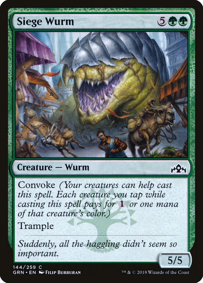 Siege Wurm [Guilds of Ravnica] | Anubis Games and Hobby