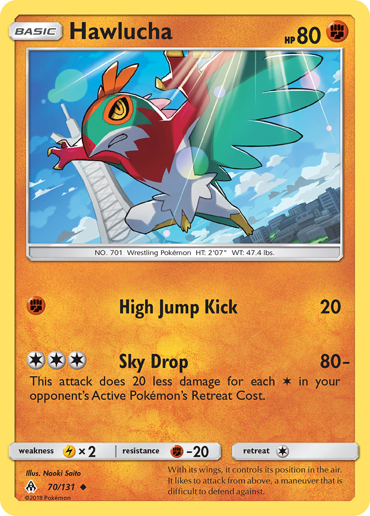 Hawlucha (70/131) [Sun & Moon: Forbidden Light] | Anubis Games and Hobby