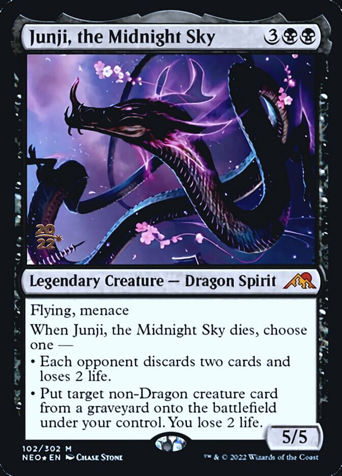 Junji, the Midnight Sky [Kamigawa: Neon Dynasty Prerelease Promos] | Anubis Games and Hobby