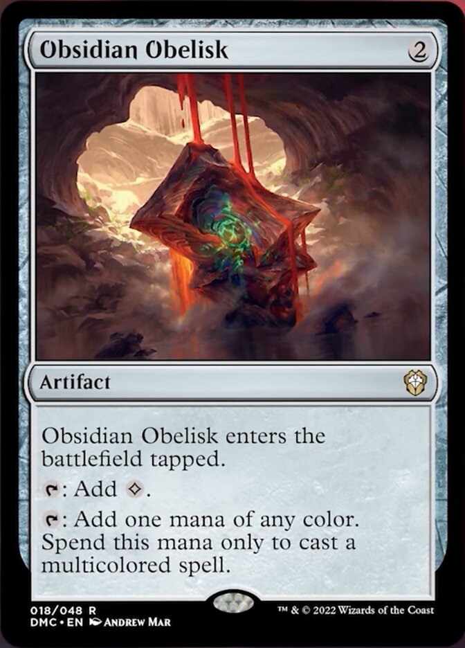 Obsidian Obelisk [Dominaria United Commander] | Anubis Games and Hobby