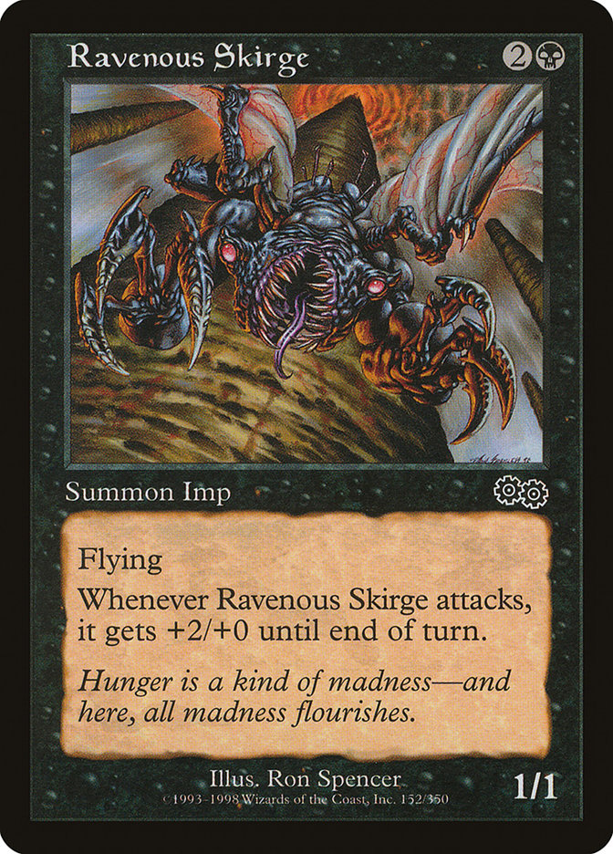 Ravenous Skirge [Urza's Saga] | Anubis Games and Hobby