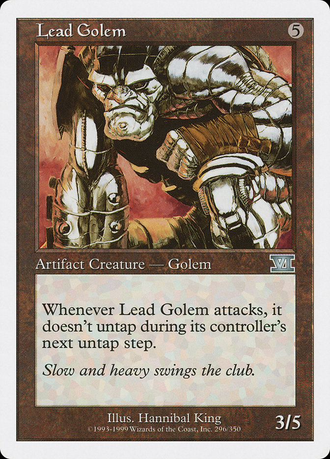 Lead Golem [Classic Sixth Edition] | Anubis Games and Hobby